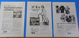 Ads Southern Pacific Railroad Lot #2 Advertisements from various magazines (10)
