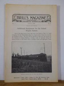 Brill Magazine 1907 June 15 Reprint Inland Empire System Baltimore Akron OH San
