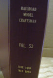 Railroad Model Craftsman Magazine Bound Volume 53 June 1984 - May 1985