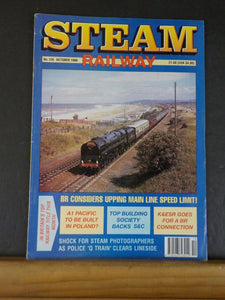 Steam Railway #126 1990 October BR considers upping main line speed limit A1 pac