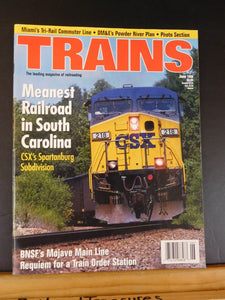 Trains Magazine 1998 June CSX Spartanburg subdivision BNSF Mojave main line