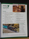 Model Railroading 1995 April Carolina & Western B&O Wagon top boxcars onon BL2