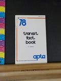 APTA Transit Fact Book1977-78 edition Sift Cover