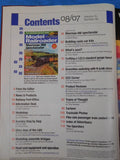 Model Railroader Magazine 2007 August Sherman Hill spectacular Resin freight car