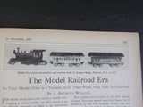 Model Railroader Magazine 1937 December Plans Suburban Tank loco, hopper