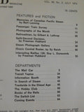 Railroad Magazine 1974 July Memories of Canadian Pacific Steam Illinois Central