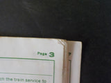 Burlington Northern public Timetable 1970 April 26