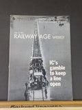 Railway Age 1965 May 3 Weekly IC gamble to keep a line open Flood ravaged Midwes