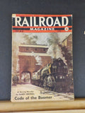 Railroad Magazine 1940 May C&O Crusader Galves  Front cover is missing a piece
