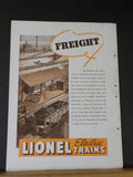 Lionel Magazine 1936 March April Floating freight cars Building Locos
