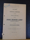 Chicago Burlington & Quincy Railroad Company Annual Report 1915 MAP