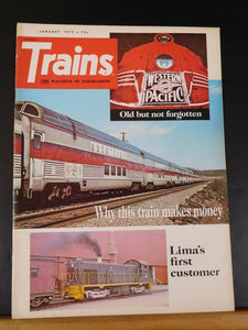 Trains Magazine 1973 JanuaryLima's first customer Why this train makes money