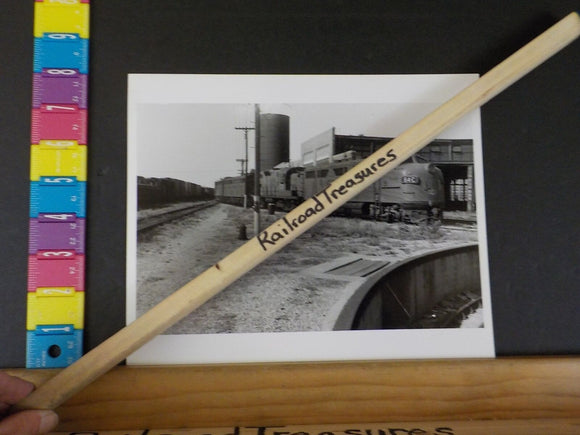 Photo M-K-T Railway Locomotive #64-C 8 X 10 B&W Katy Fort Worth TX 1963