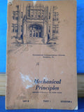 ICS Mechanical Principles #1965 A Part 1 Edition 3 1940  Damaged
