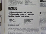 Passenger Train Journal #113 1987 May PTJ Louisville Maryland's train wars