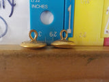 Button Penn Central Waterbury Lot of 2 small Gold in color small