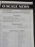 O Scale News #120 1994 February 48/ Ft Journal for 1/4" scale modelers