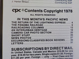 Pacific News #206 1978 December Panama Railroad Canada's interurban heritage