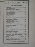 Model Railroader Magazine 1942 March  Roadside Filling station Lounge Obs car pl
