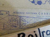 Nabisco ToyTown Carnival #26 and #31 Color and Cut out