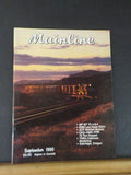 Mainline Modeler 1990 September ACF box car Troop kitchen Coil car covers TRRA