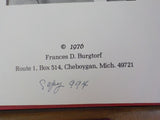 Chief Wawatam The Story of a Hand-Bomber by Frances D. Burgtorf SIGNED #’ w/DJ