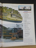 Model Railroader Magazine 2001 October Model diesel with trolley poles Trackside