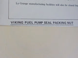 EMD Locomotive Pointers 6L-77 Viking Fuel Pump Seal Packing Nut Wire Terminal Cr