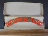 SIgn Flying Scotsman Replica Red 14 ½ x 1 ¾ Metal ?