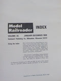 Model Railroader Magazine Bound Volume 35 January-December 1968