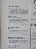 Louisville & Nashville Employee Magazine L&N 1953 August