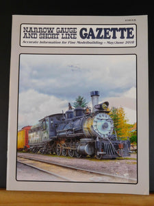 Narrow Gauge & Short Line Gazette 2018 May June Computer printed cardstock build