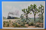 Postcard California Limited on the desert card #5512. This land of sage and cact