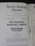 Pacific Railway Journal Vol 1 #12 December 1956 Electring Railroading Central CA