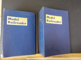 Model Railroader magazine binders lot of 7  Handwritten years Large 4.25 inches