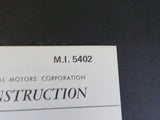 EMD Maintenance Instructions MI 5402 AC magnetic contactors