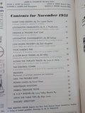 Railroad Model Craftsman Magazine 1951 November RMC Hump yard design Loco headli