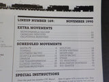 CTC Board Railroads Illustrated #169 1990 November Monongahela Ry Canadian rerou