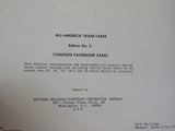 All-America Train Fares Complete Passenger Fares Edition 2 1972 Aug 16