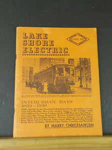 Lake Shore Electric Interurban Days 1893-1938 by Harry Christiansen Soft Cover