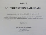 Passenger Car Library Volume 6 Southeastern Railroads ACL, FEC, SAL, Southern, C