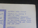 Narrow Gauge & Short Line Historical Society Newsletter 1975 Nov 3 Vol1 #2 Stapl