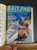 Railfan & Railroad Magazine Bound Volume 18  January - December 1999 Green