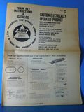 AHM Train Set Instructions & Catalog CA-18F