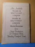 Trams in West London by D.W. Willoughby & E.R. Oakley SC 1978 44 Pages