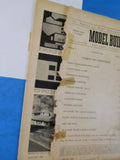 Model Builder Lot of 5 well used issues 1941, 1943   NO Covers