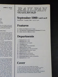 Railfan & Railroad Magazine 1989 September RF&P Bullet Line