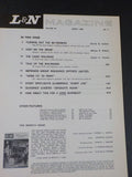 Louisville & Nashville Employee Magazine L&N 1968 March 80 tonners Easy on the d