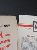 Model Builder 1947 February Lionel Magazine Build a trolley Furniture factory