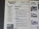 Railroad Model Craftsman Magazine 1985 August Amtrak AEM-7 drawings Kitbash Oil